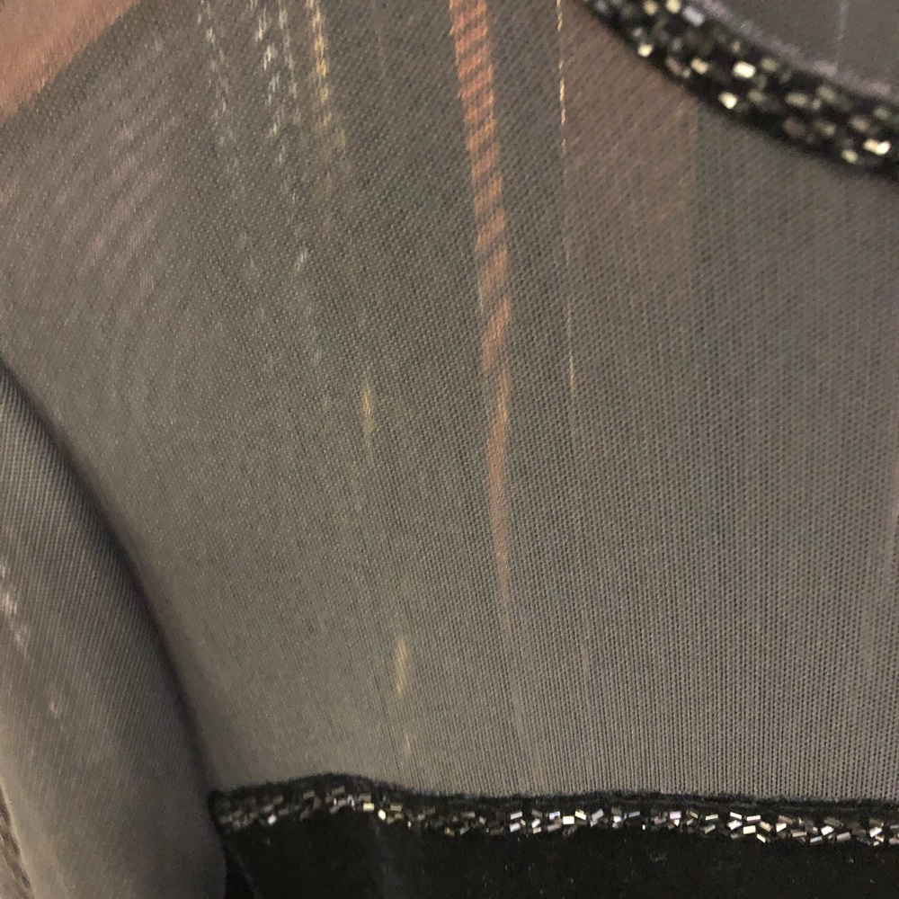 Jessica Howard vintage, beaded, velvet floor length dress - Picture 2 of 5